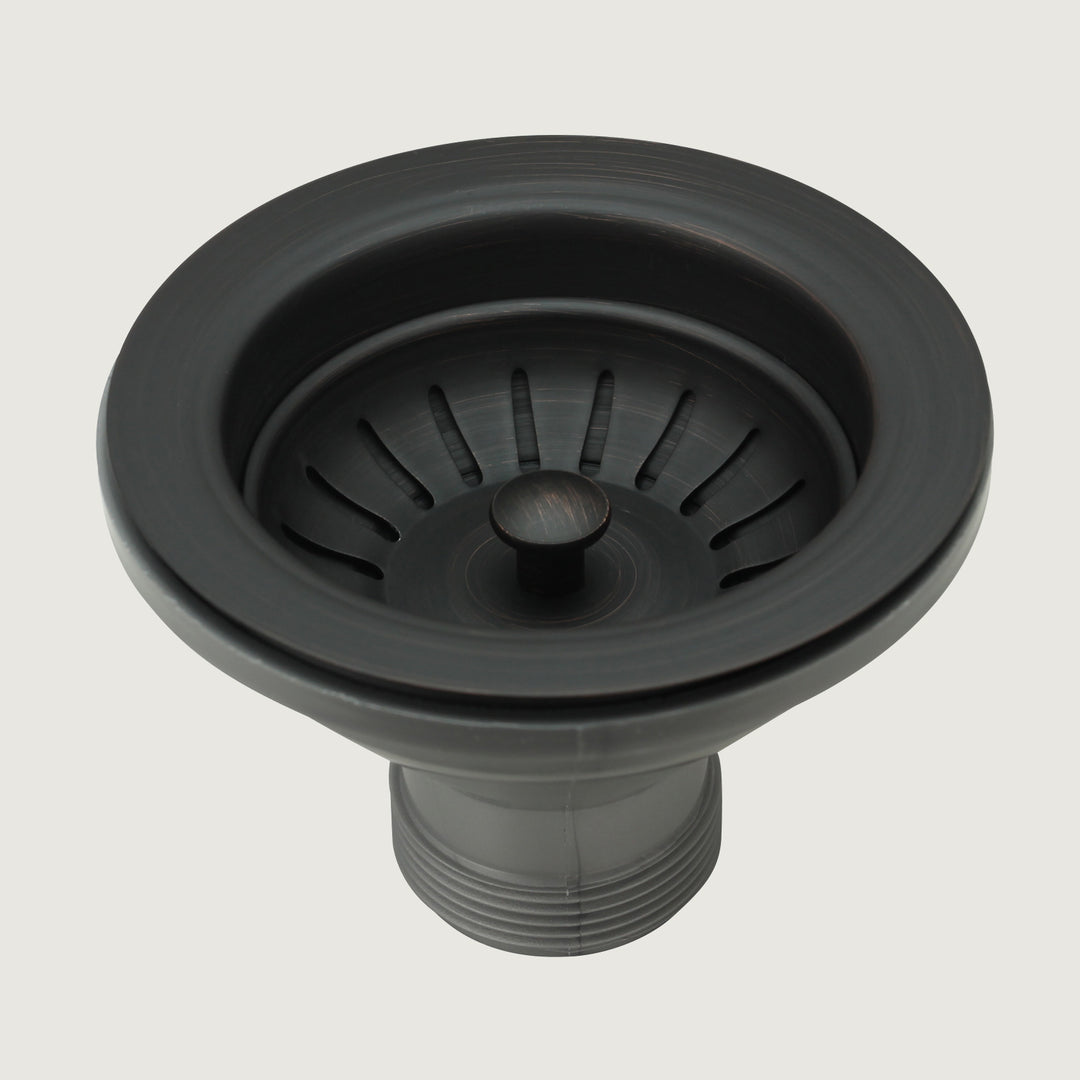 Copper Kitchen Sink Stopper Replacement for 3-1/2 Inch Standard Strainer Drain