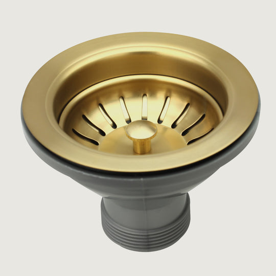 Copper Kitchen Sink Stopper Replacement for 3-1/2 Inch Standard Strainer Drain