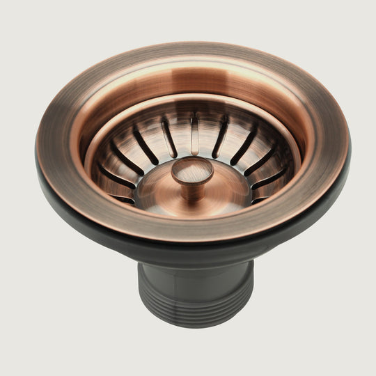 Copper Kitchen Sink Stopper Replacement for 3-1/2 Inch Standard Strainer Drain