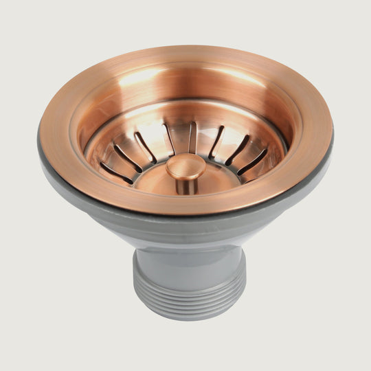 Copper Kitchen Sink Stopper Replacement for 3-1/2 Inch Standard Strainer Drain