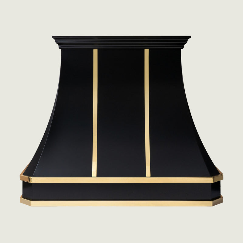 NAUXUS Handcrafted Stainless Steel Range Hood Wall/Island Mount, HSW32RCC