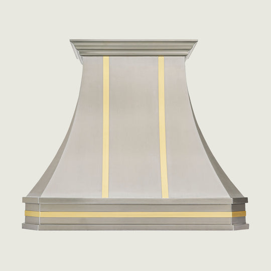 NAUXUS Handcrafted Stainless Steel Range Hood Wall/Island Mount - HSW31RCC