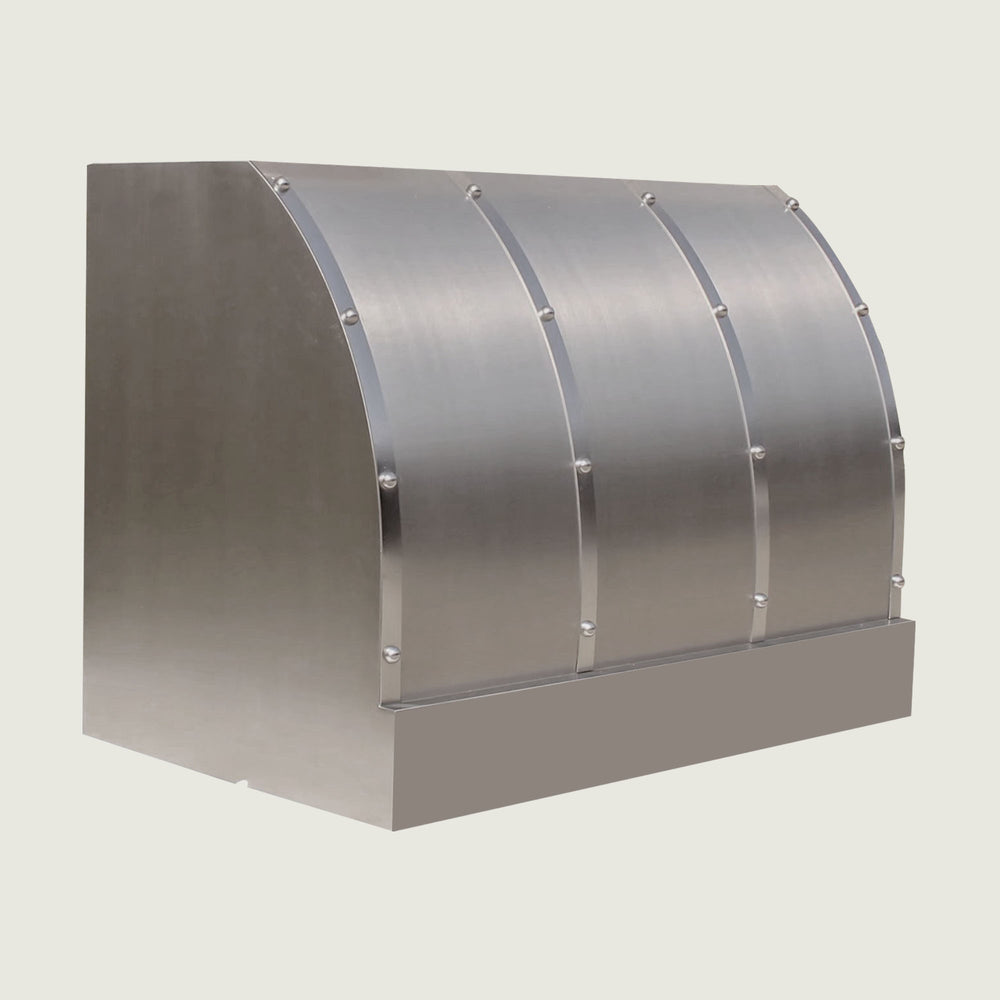 NAUXUS Handcrafted Stainless Steel Range Hood Wall/Island Mount, HSW420B