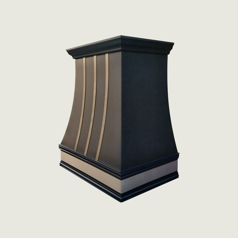 NAUXUS Handcrafted Stainless Steel Range Hood Wall/Island Mount, HSW300T