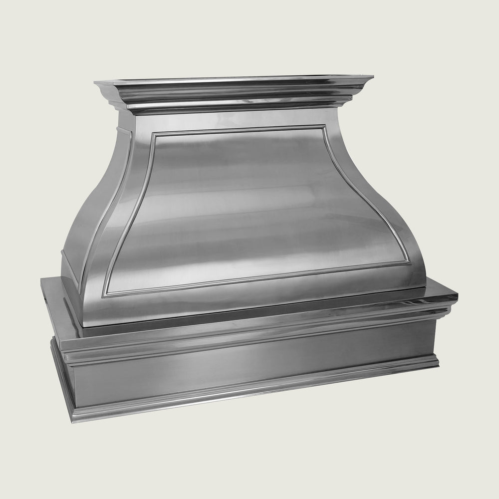 NAUXUS Handcrafted Stainless Steel Range Hood Wall/Island Mount, HSW22PA