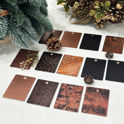 Draw inspiration from the material and texture.
