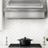 Bell Custom Polished Stainless Steel Range Hood