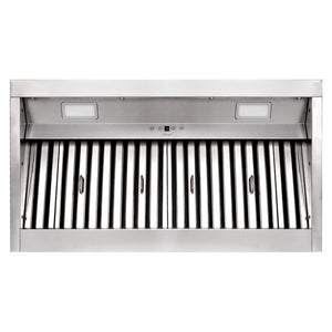 36 stainless steel range hood insert