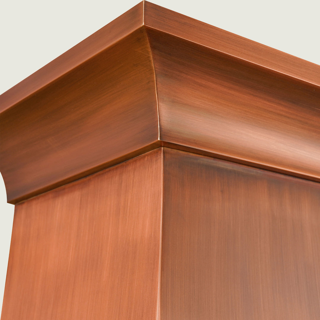 Handmade Copper Range Hood, Oil Rubbed Bronze Stove Vent Hood for Kitchen - HCW00FT