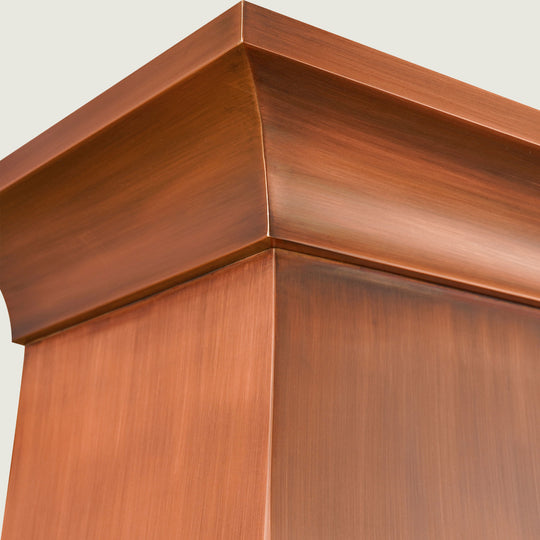 Handmade Copper Range Hood, Oil Rubbed Bronze Stove Vent Hood for Kitchen - HCW00FT