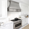 Bell Custom Polished Stainless Steel Range Hood