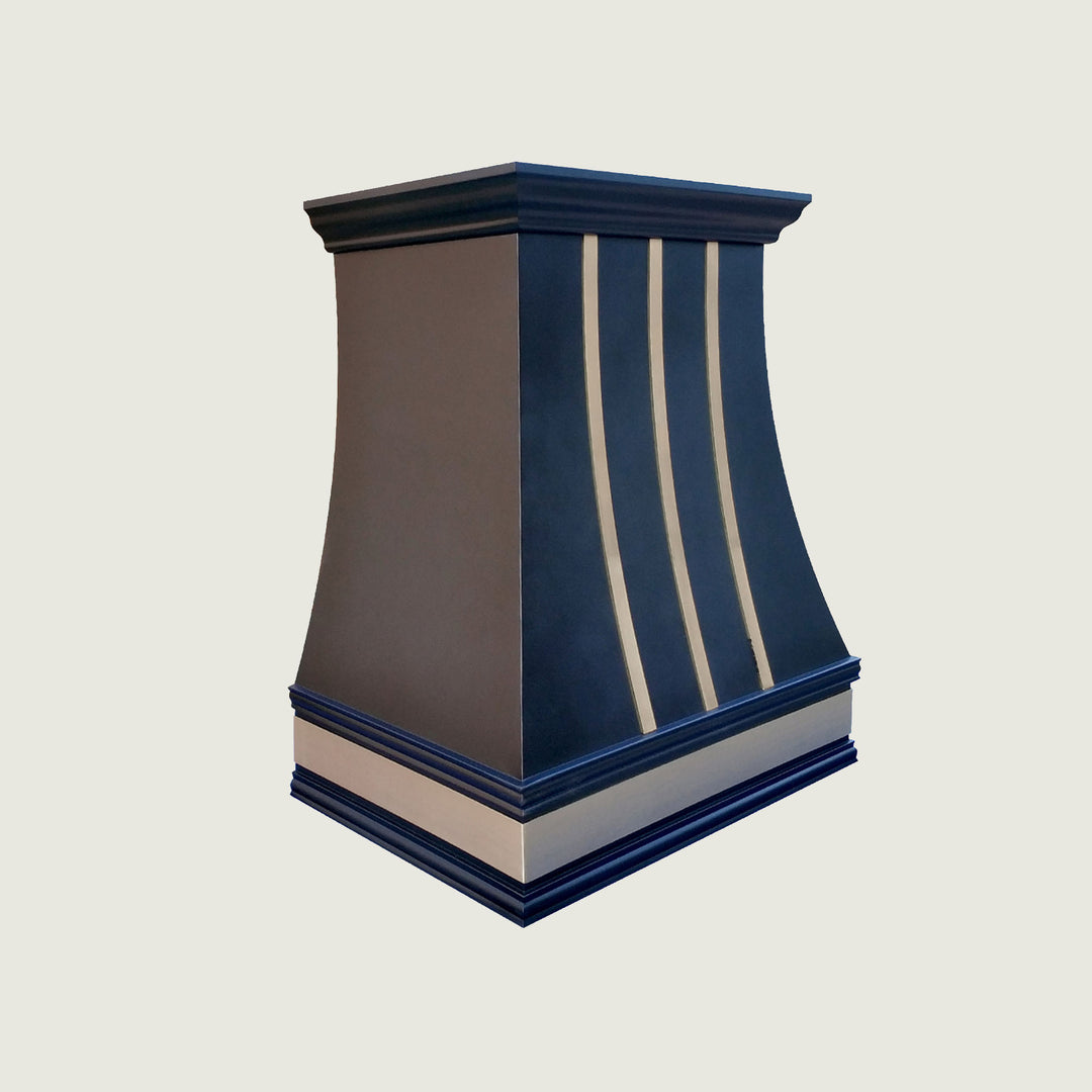 NAUXUS Handcrafted Stainless Steel Range Hood Wall/Island Mount, HSW300T