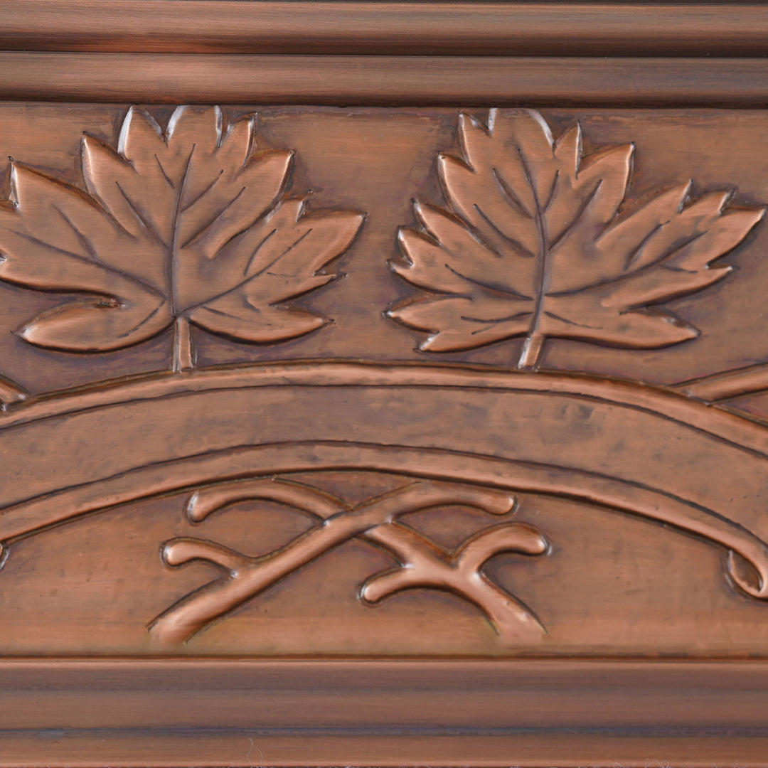 NAUXUS Handcrafted Copper Range Hood Wall/Island Mount,  HCW220C