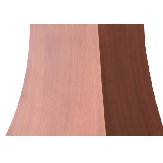 NAUXUS Handcrafted Copper Range Hood Wall/Island Mount,  HCW10T