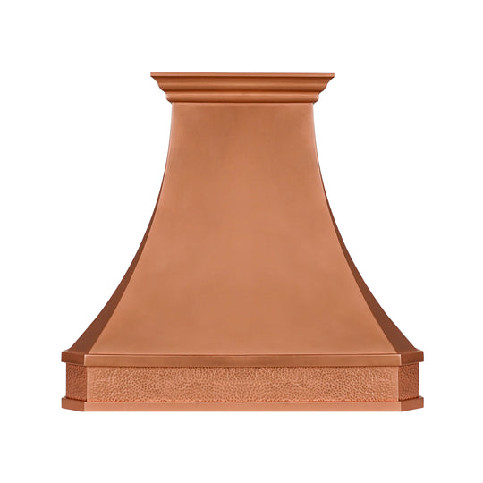 Handmade Copper Range Hood, Oil Rubbed Bronze Stove Vent Hood for Kitchen - HCW00BT