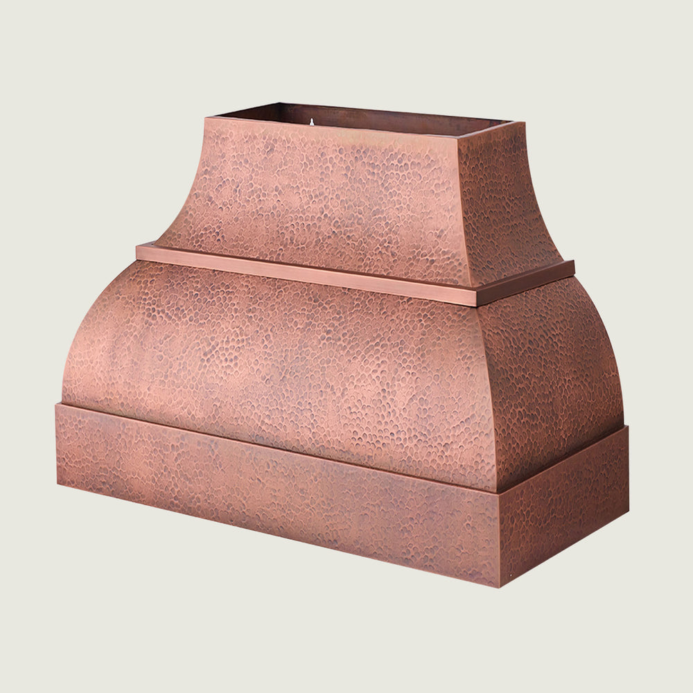 Handmade Copper Range Hood, Oil Rubbed Bronze Stove Vent Hood for Kitchen - HCW21BC - ORB