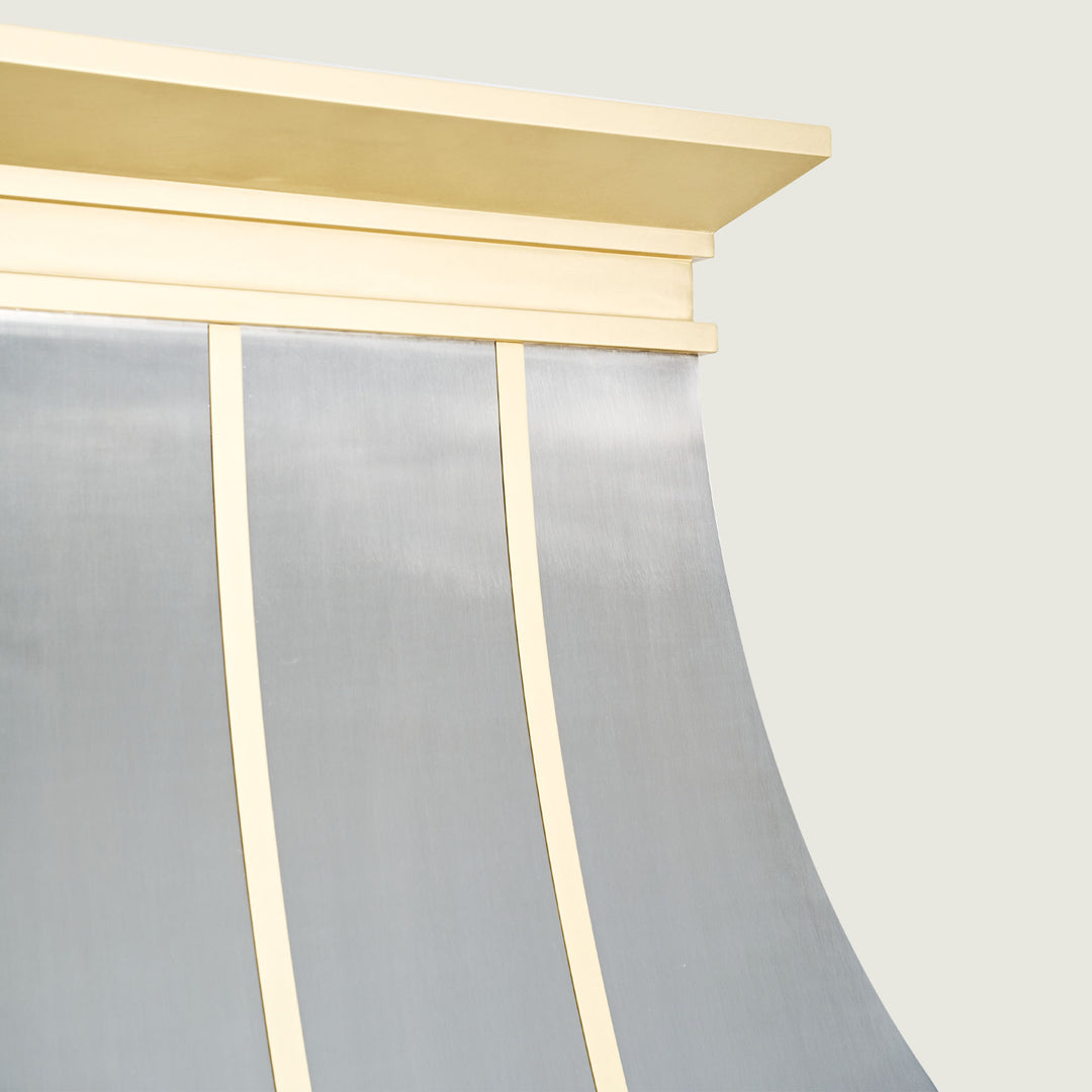 NAUXUS Handcrafted Stainless Steel Range Hood Wall/Island Mount - HSW41PT