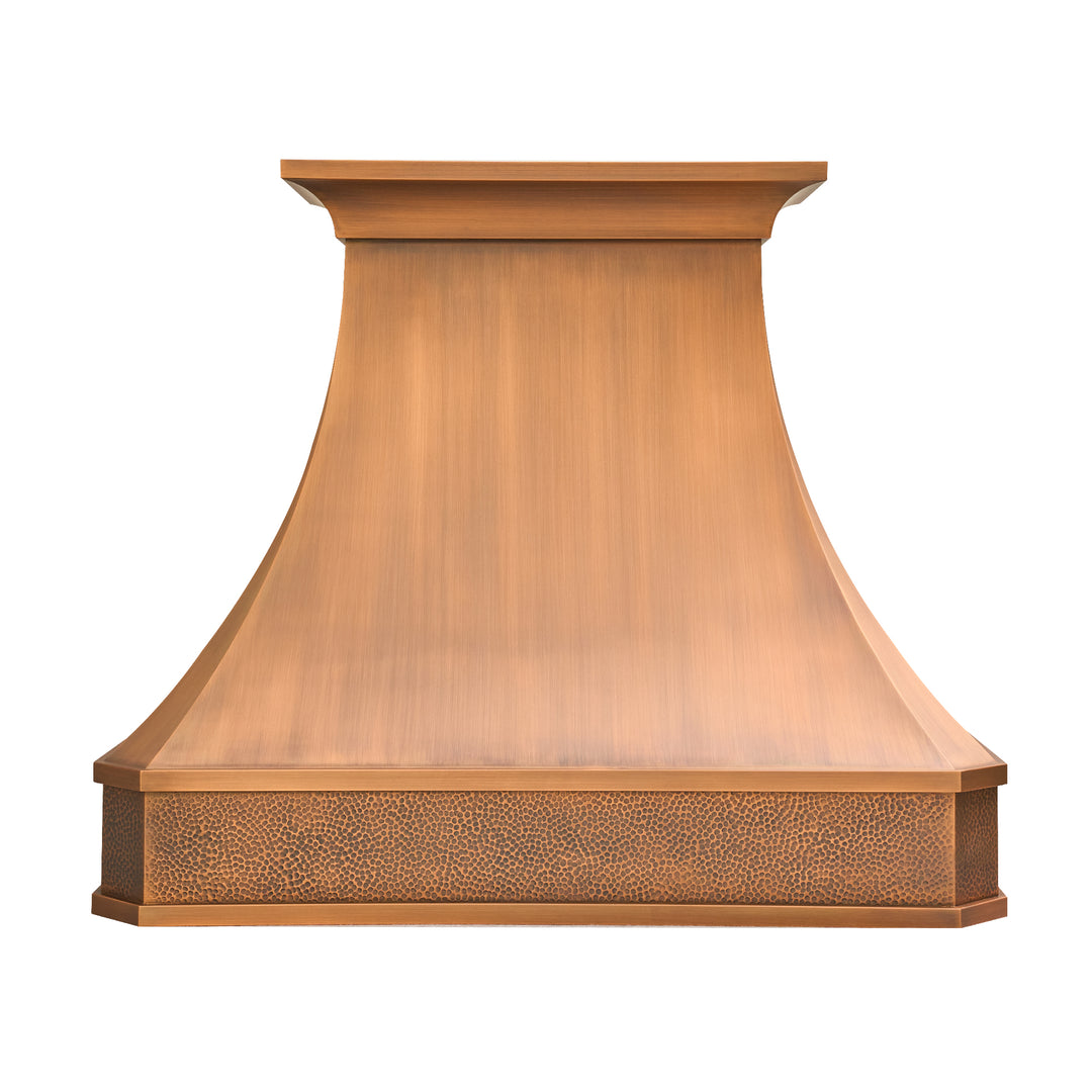 Handmade Copper Range Hood, Oil Rubbed Bronze Stove Vent Hood for Kitchen - HCW00BT