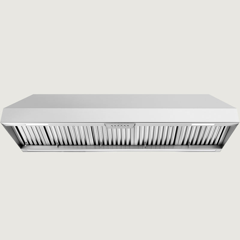 Nauxus 60 Inch Range Hood Insert, 1200 CFM High Power Kitchen Vent with 4 Speeds Ultra-Quiet Operation, Dimmable LED Lighting Dishwasher Safe Filtration System , NX-19IS-60