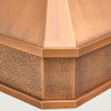 Handmade Copper Range Hood, Oil Rubbed Bronze Stove Vent Hood for Kitchen - HCW00BT