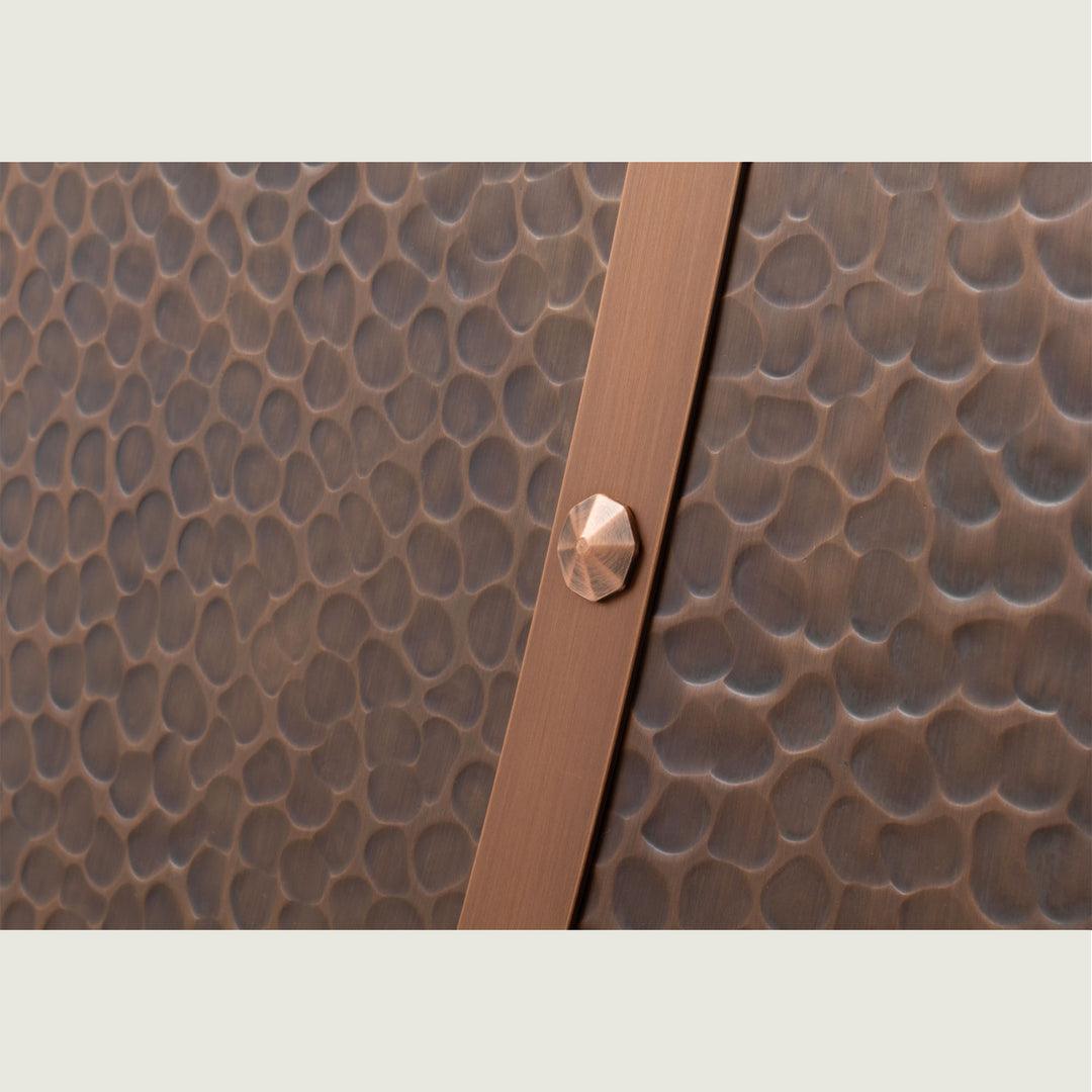 NAUXUS Handcrafted Copper Range Hood Wall/Island Mount,  HCW00BC