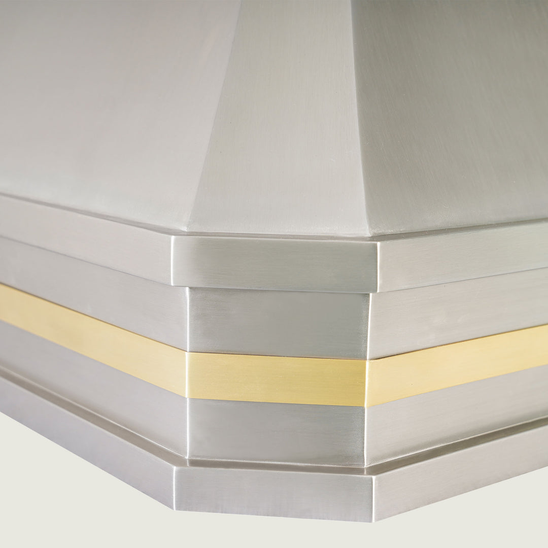 NAUXUS Handcrafted Stainless Steel Range Hood Wall/Island Mount - HSW31RCC