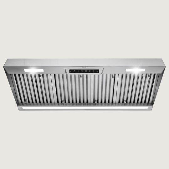 Nauxus 48" Built-In Range Hood Insert – 1200 CFM Stainless Steel Hood with Touch &amp; Gesture Control