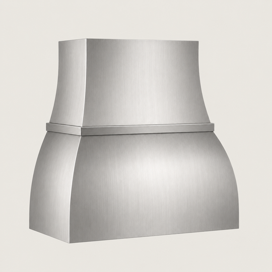 Custom Stainless Steel Double Bell Shape Range Hood - SHBE02