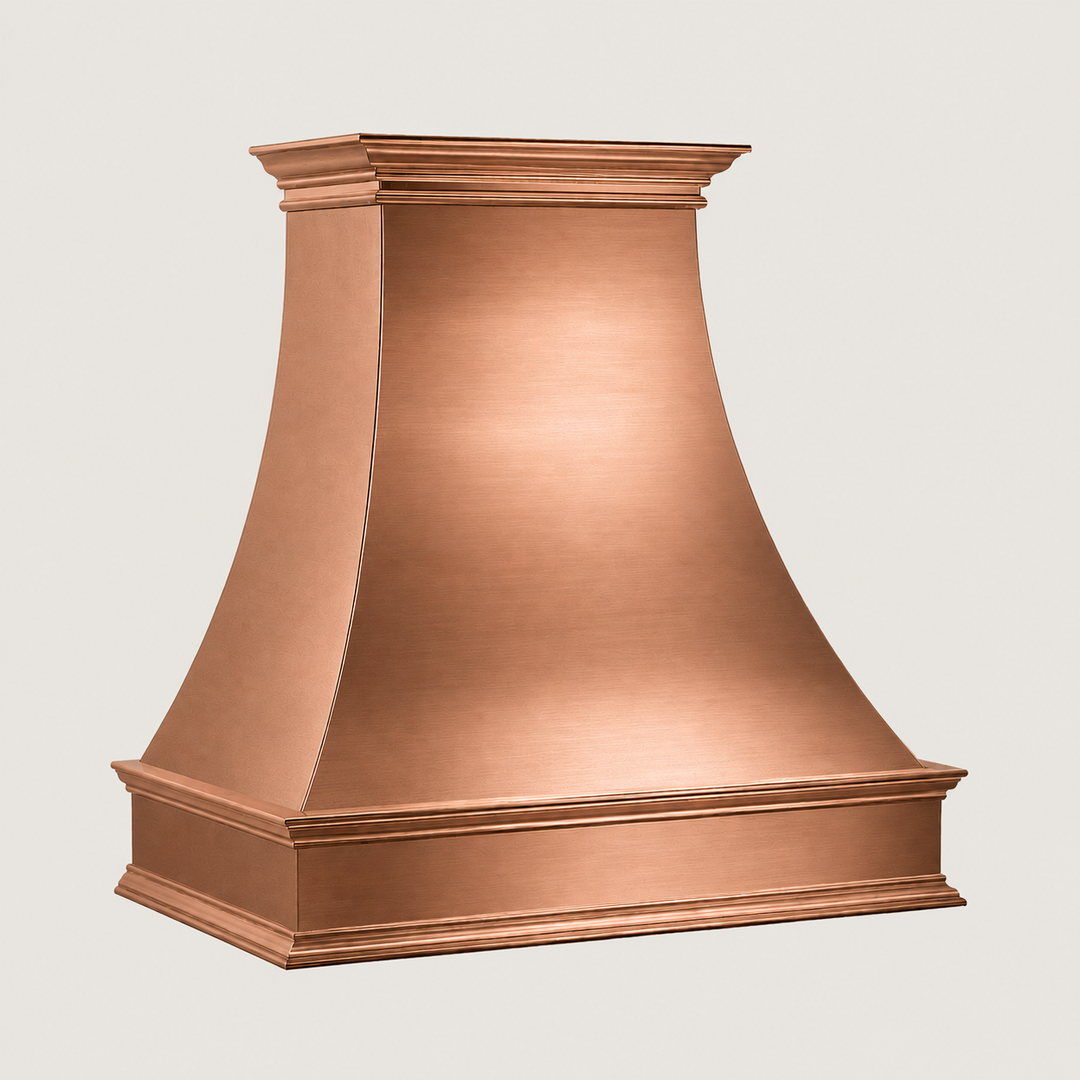 Copper Curved Range Hood - CHCR01