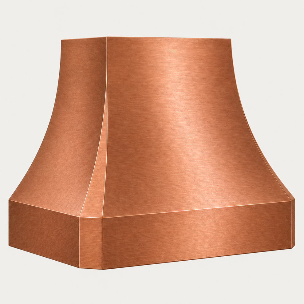 Copper Curved Range Hood - CHCR02