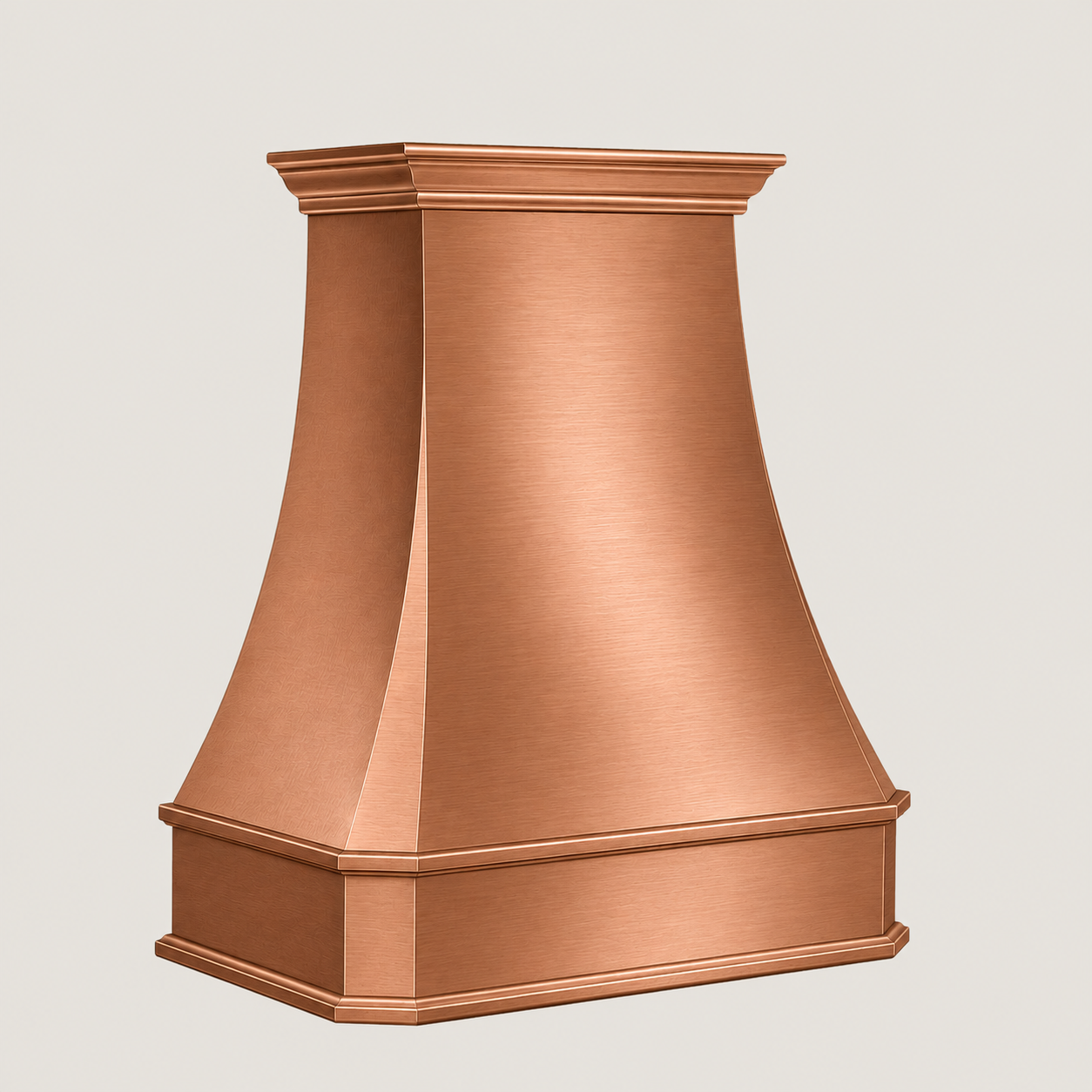 Copper Curved Range Hood - CHCR02