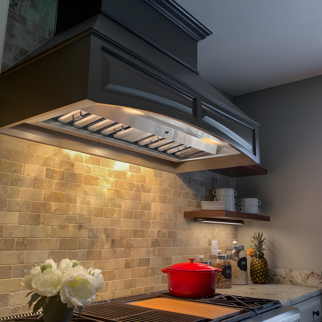 kitchen range hood insert