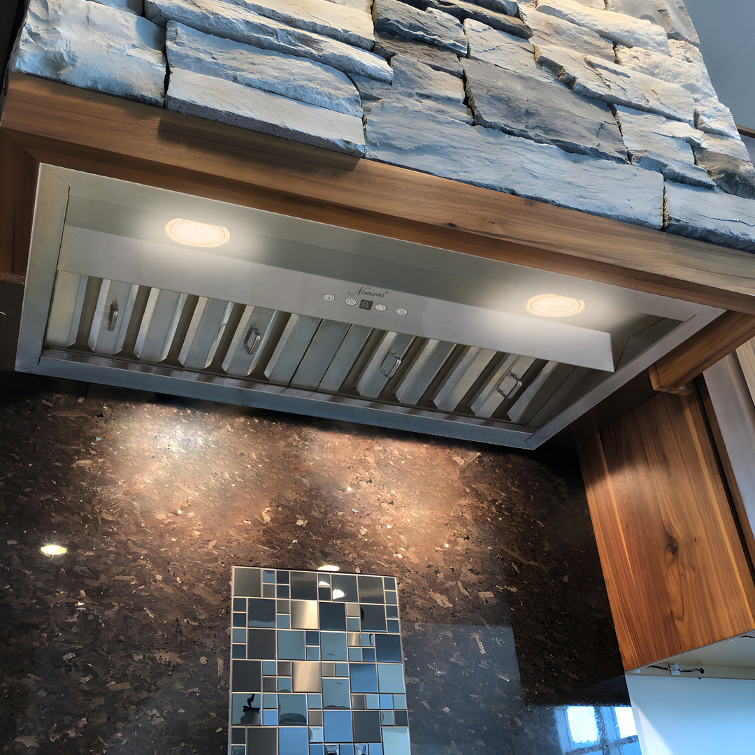 kitchen range hood insert