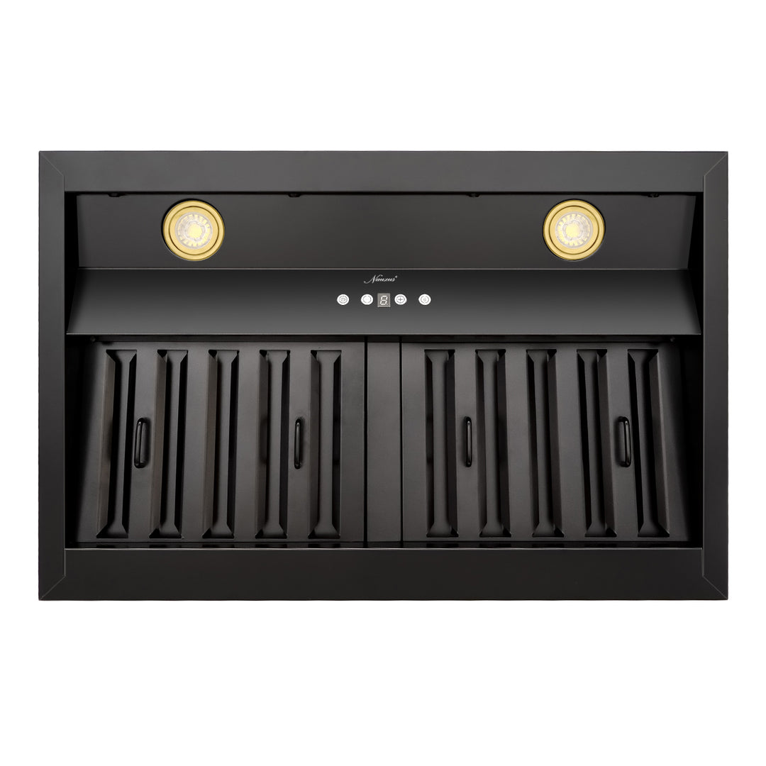  kitchen range hood insert warm light