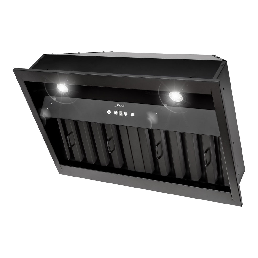kitchen range hood insert cool light 