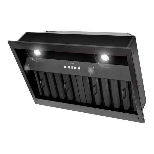 kitchen range hood insert cool light 