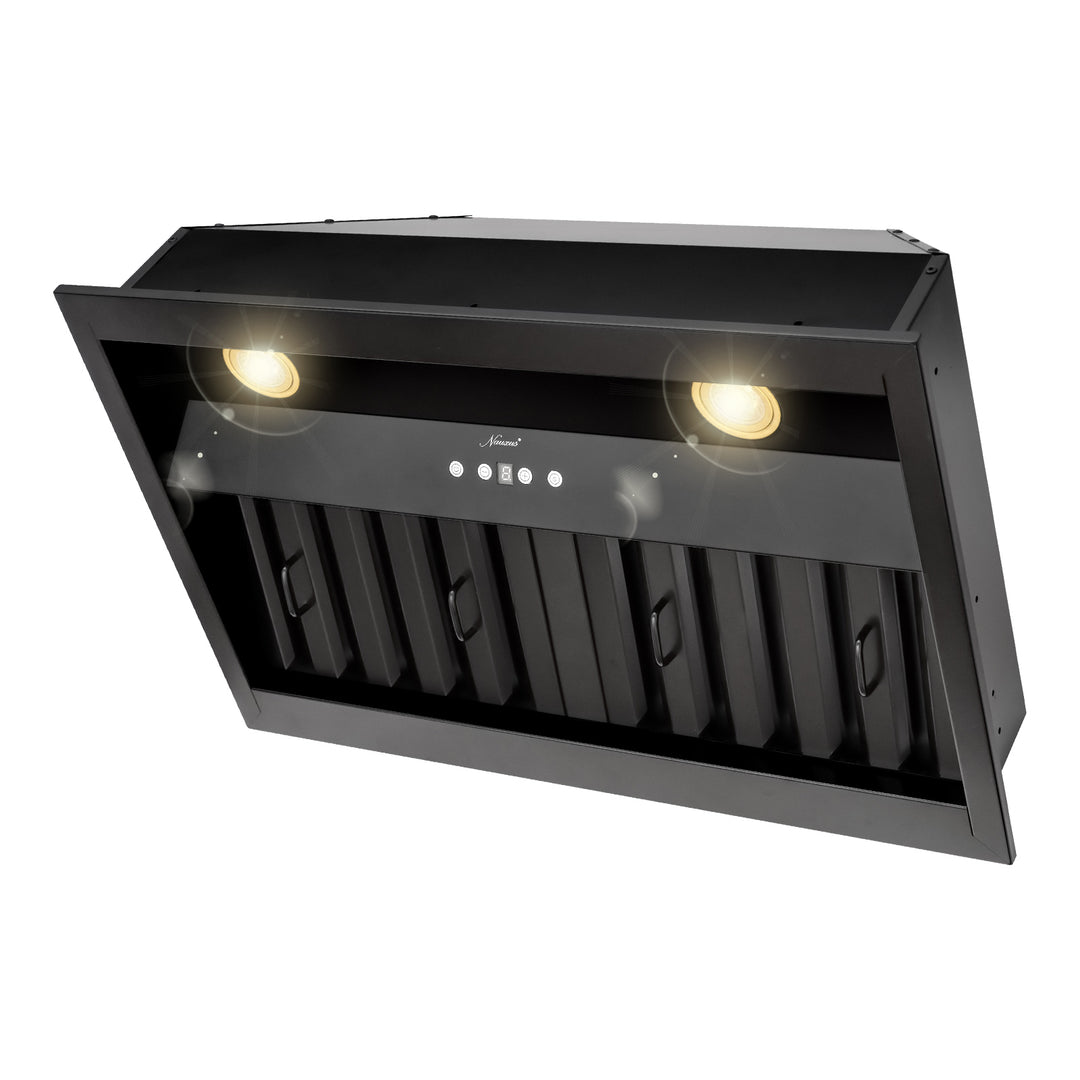  kitchen range hood insert warm light