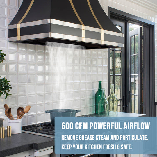 kitchen range hood insert