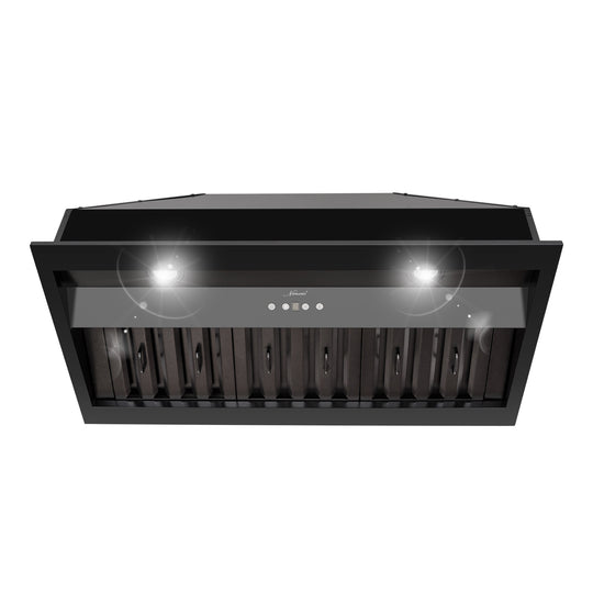 kitchen range hood insert cool light