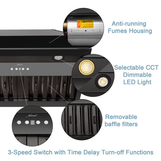 kitchen range hood insert 