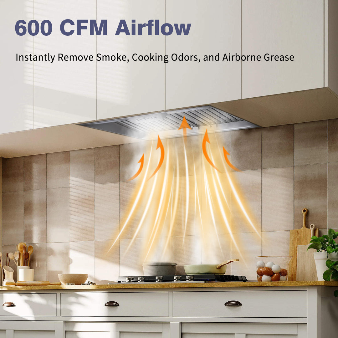NX-19IS-30_600CFM  airflow stainless steel range hoods