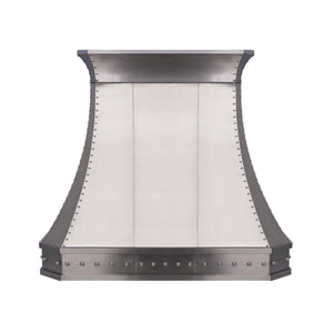 custom classic stainless steel kitchen range hood 