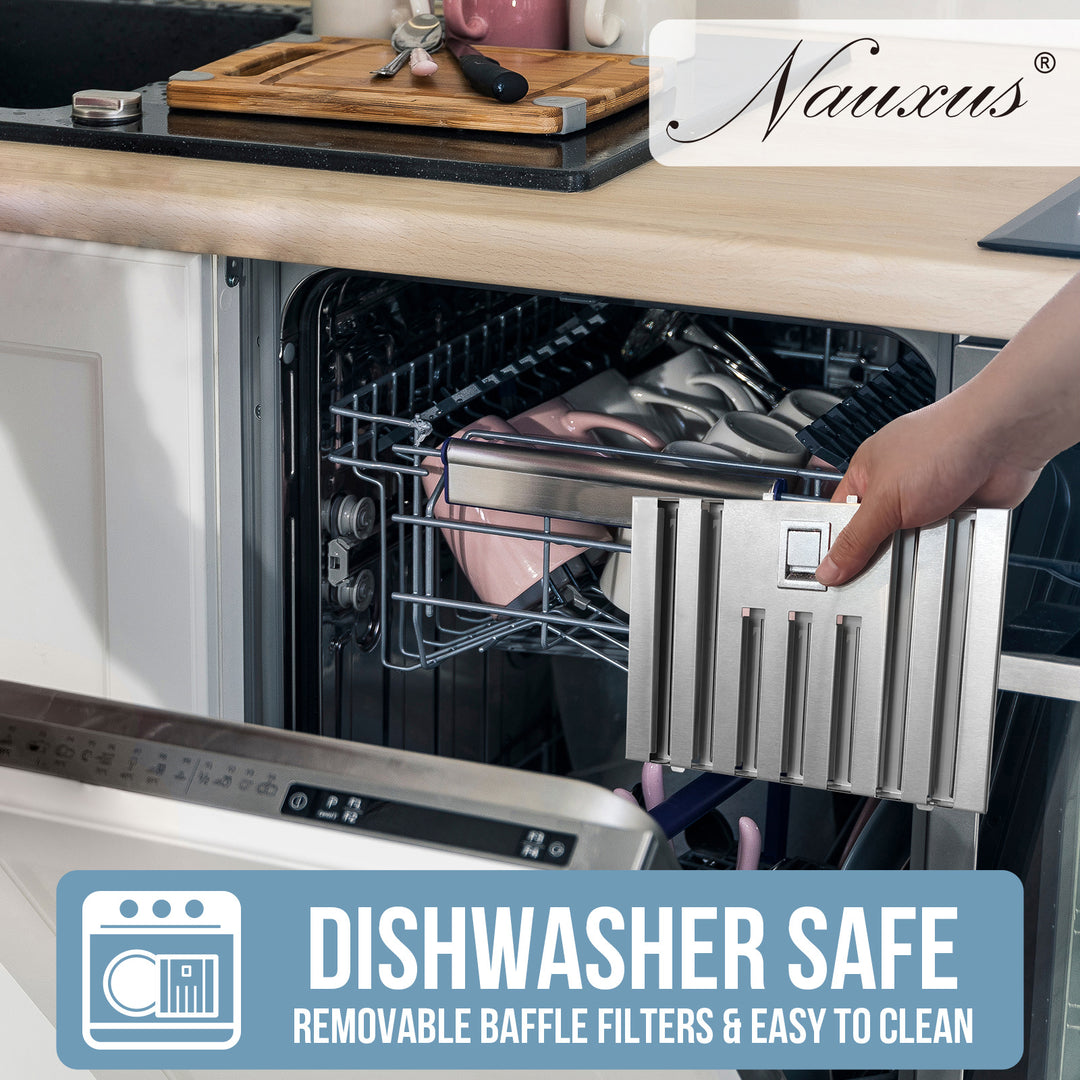 dishwasher safe range hood insert 