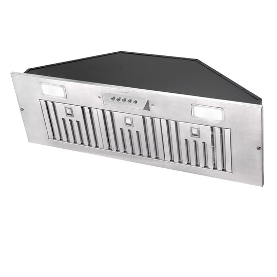 high-power 36 stainless steel range hood 