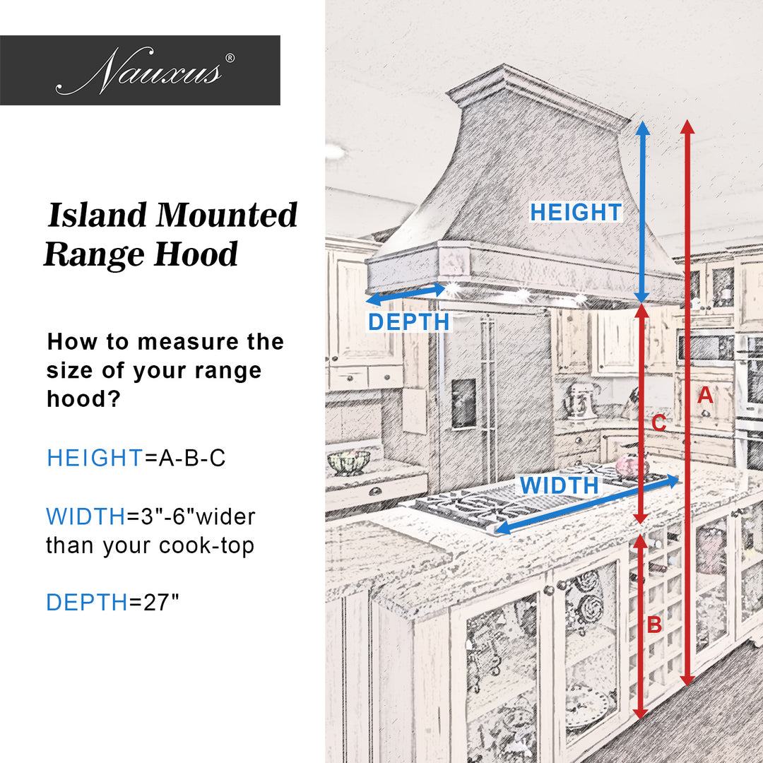 island mount range hood