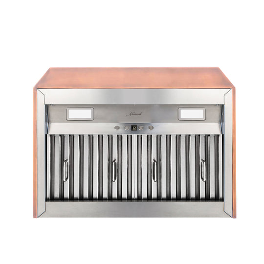 kitchen copper range hood