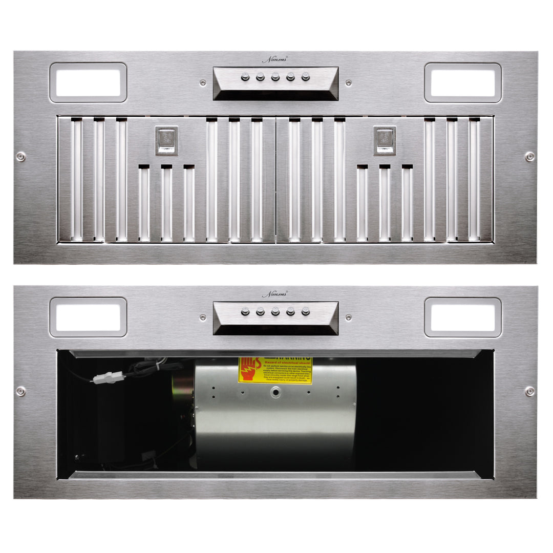 kitchen range hood insert