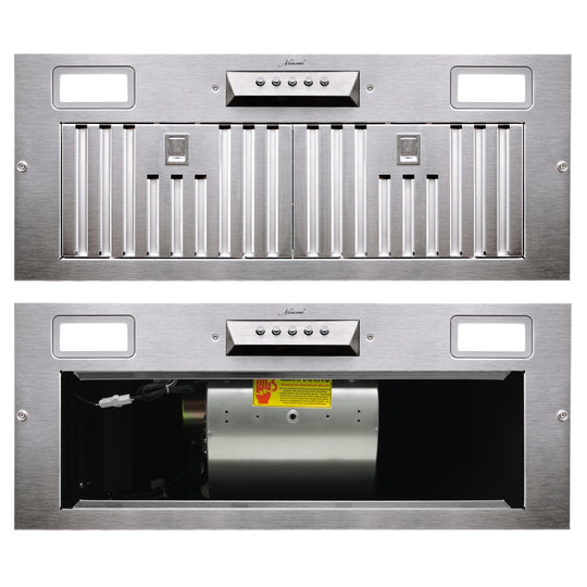 kitchen range hood insert