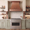 Handmade Copper Range Hood, Oil Rubbed Bronze Stove Vent Hood for Kitchen - HCW00FT