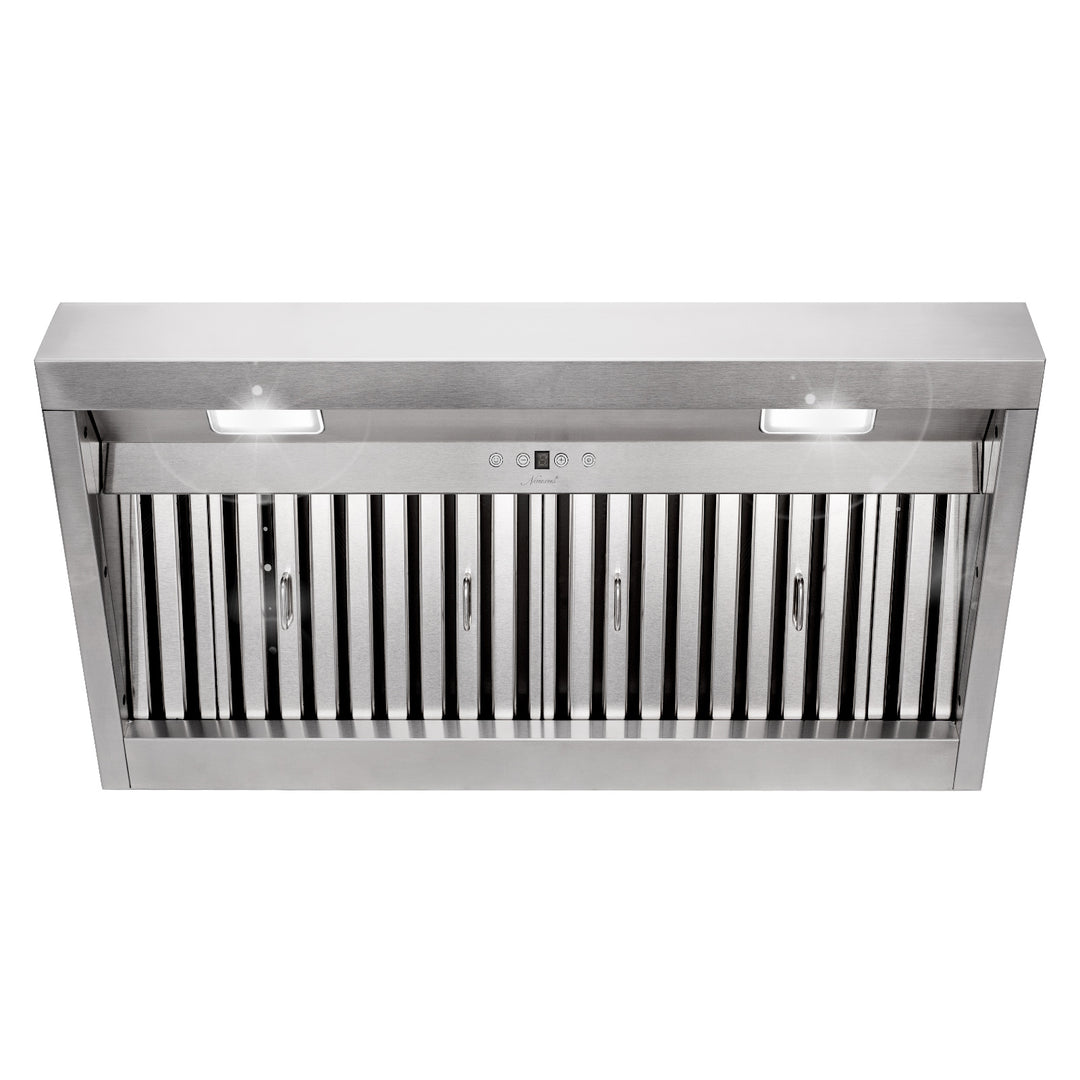 range hoods stainless steel